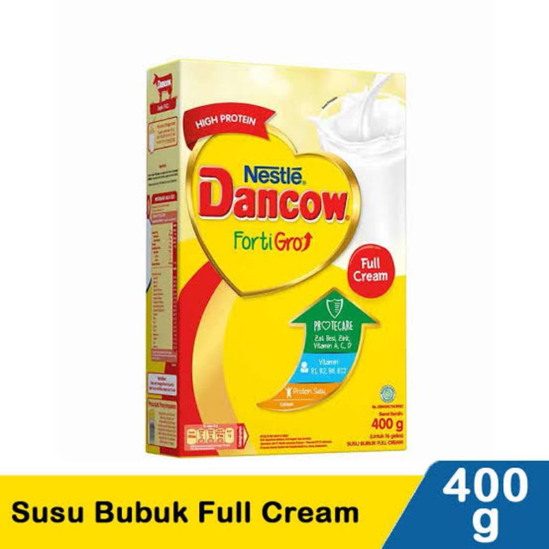 

susu dancow fortigro 400gram bubuk