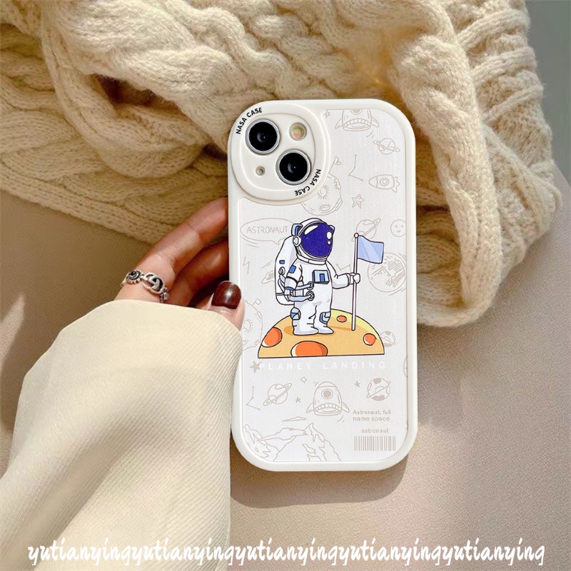 Soft Case TPU Desain Kartun NASA Astronauts Untuk Samsung A12 A22 A53 A03s A52 A13 A52s A04s A50 A73 A03 A32 A21s A50s A30s A33 A52s A11 A23 A7S A20s A11 A231 A52s