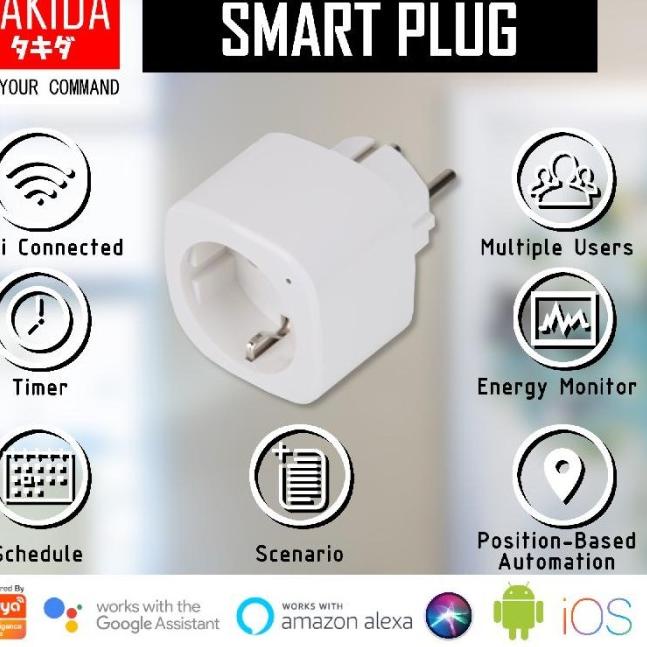 TAKIDA SMART PLUG Bardi Smart PLUG WiFi Wireless Colokan IoT - Bardi Plug