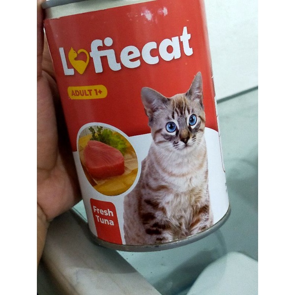 Lofiecat Kaleng Tuna Adult 400gr Makanan Kucing Basah Kaleng