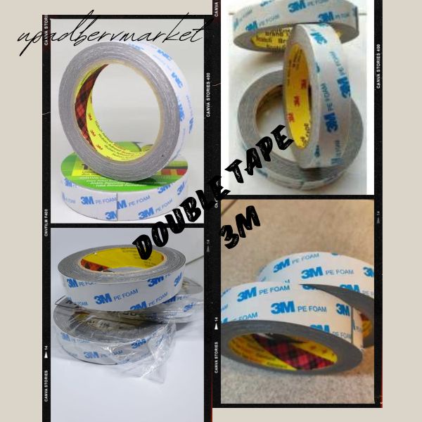 

DOBLE TAPE 3M SERBAGUNA -- FOAM ISOLASI BOLAK BALIK -- Double Tape dibuat khusus untuk aplikasi Automotive dan builing