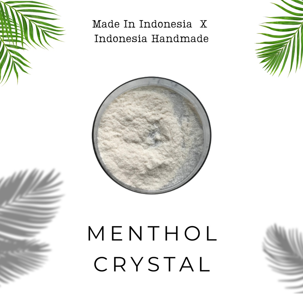 

Jual Menthol Crystal Food Grade Peppermint Camphor 100 GR Murah