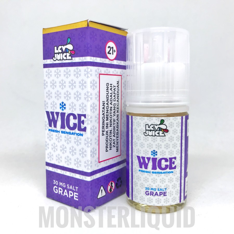 SALT LCV JUICE WICE GRAPE BY KING BREWERY 30MG 30ML