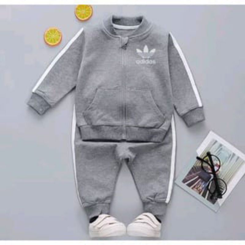 [1-5T] SETELAN OLAHRAGA JAKET JOGGER TRAINING ANAK UNISEX LAKI LAKI PEREMPUAN 0-5 TAHUN / SETELAN LENGAN PANJANG JAKET SWEATER OLAHRAGA