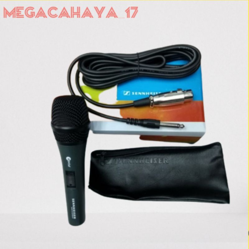 MIC KABEL CABLE SENNHEISER E845S (Body Besi) MICROPHONE MIK MIKROPHONE MURAH MIK KABEL MURAH BAGUS
