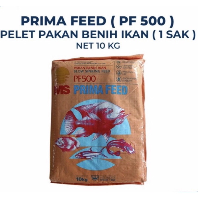 Prima Feed 500 / Pf 500 kemasan 10kg