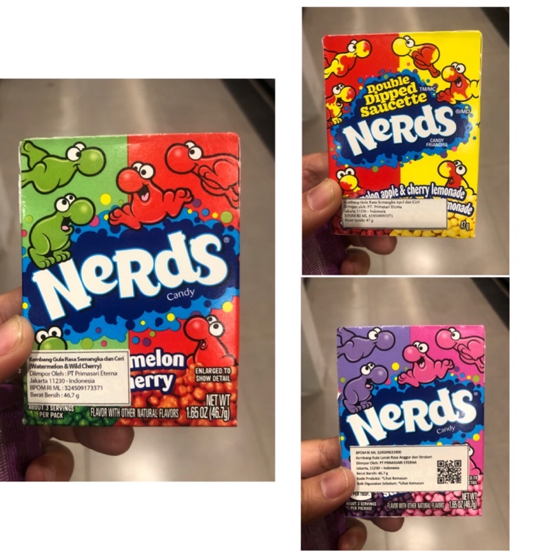 

Permen Nerds Fruit Flavors - 46g