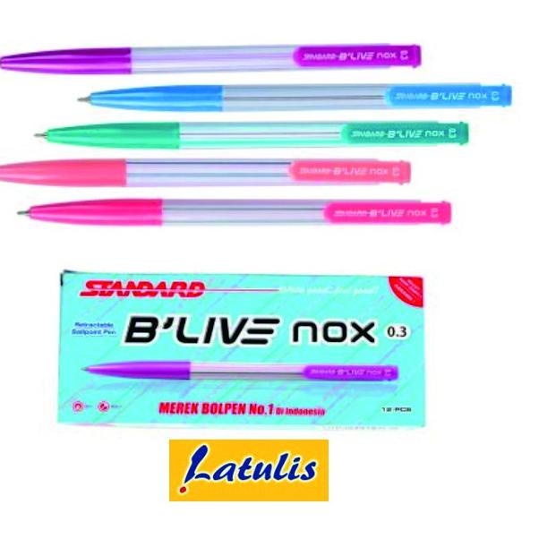 

SERBA MURAH Pulpen / Pena / Bolpen Standard B'Live Nox ♘ 861