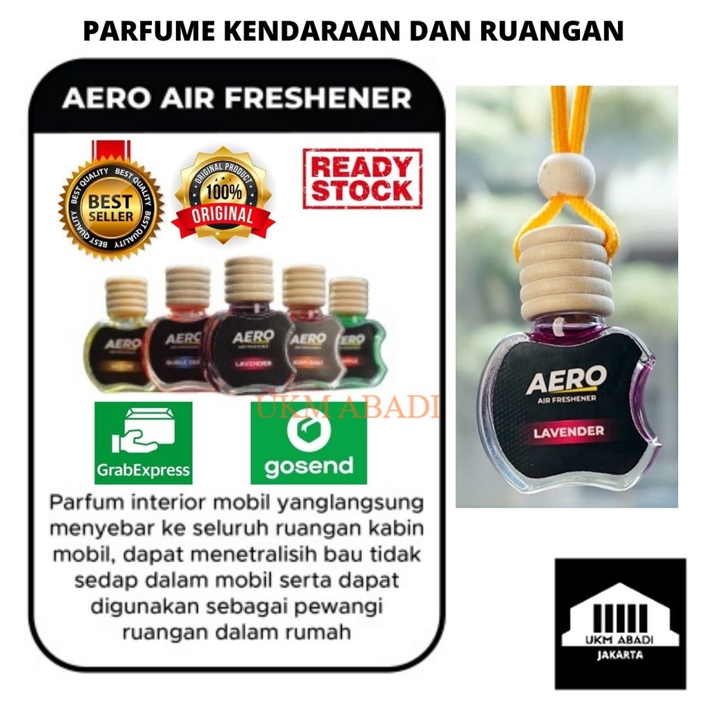 Aero Parfume Air Freshener Minyak Wangi Pengharum Ruangan Dan Mobil