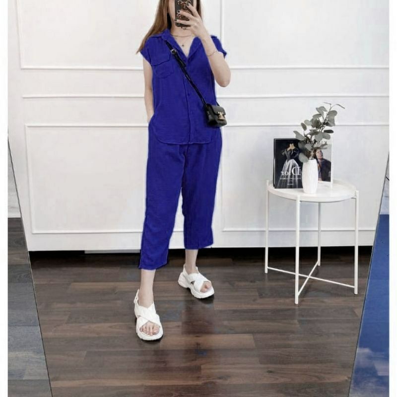 PIYAMA WANITA KERAH SAKU / PIYAMA WANITA / PAJAMAS WANITA