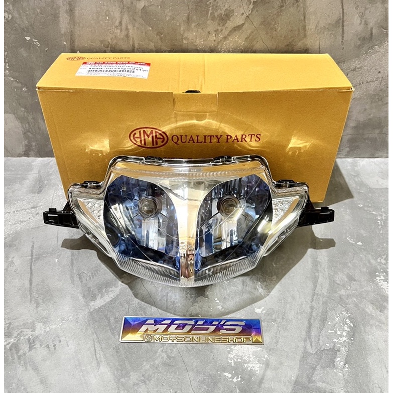 REFLEKTOR LAMPU DEPAN WAVE 125 SUPRA 125 CLEAR DAN SMOKE BLUE HMA ORIGINAL THILAND