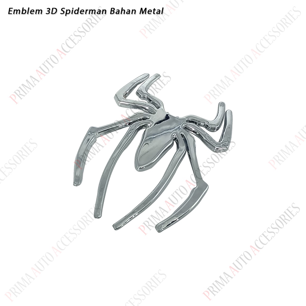 Emblem Super Hero 3D Spiderman Full Metal