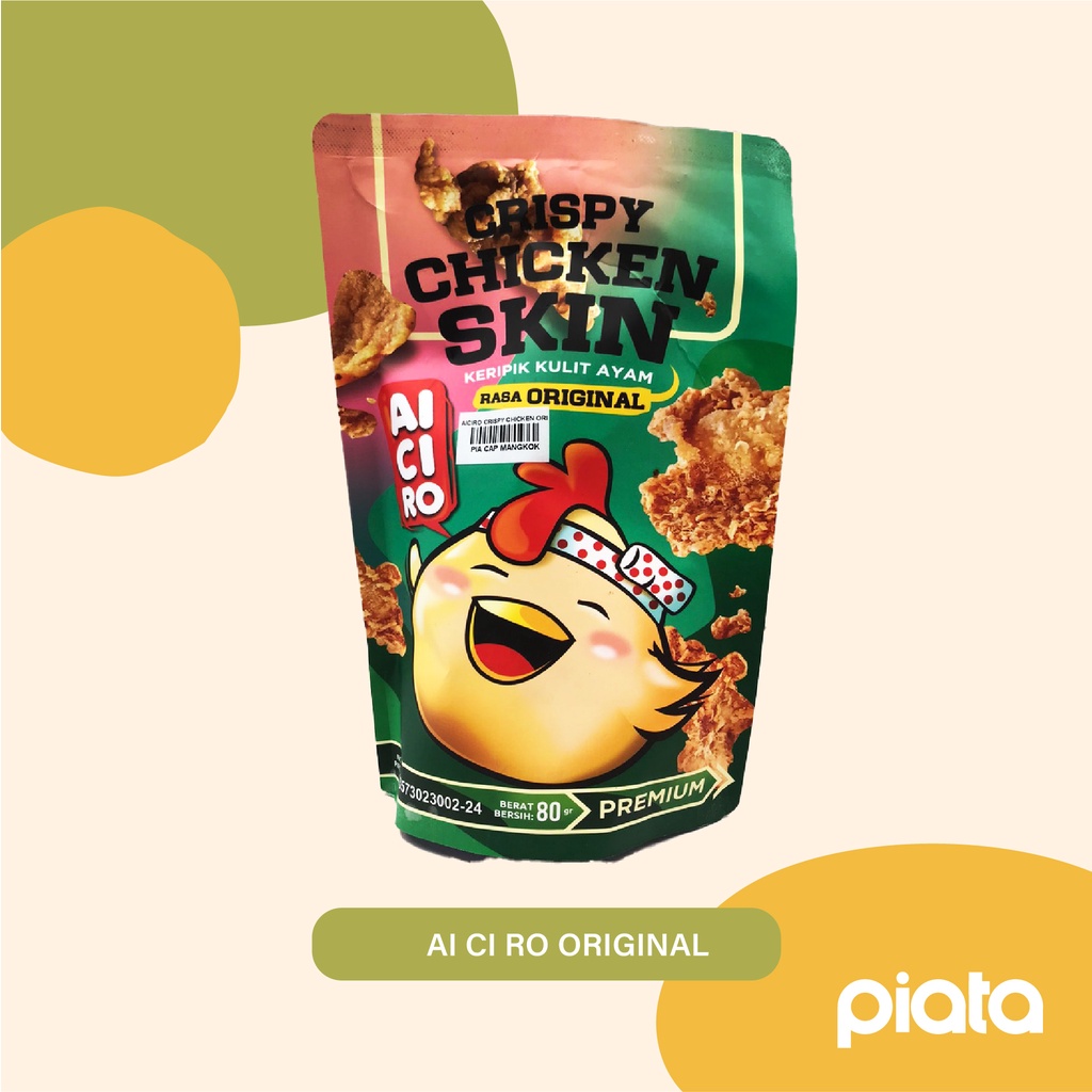 

Keripik Kulit Ayam Aiciro Rasa Original 80gr Murah Khas Malang Terlaris