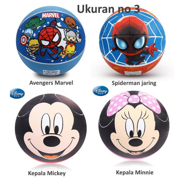 Bola basket anak, Bola basket kartun disney avengers anak