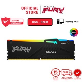 RAM DDR5 Kingston FURY BEAST RAM DIMM 8GB 5200MHz (KF552C40BBA-8)