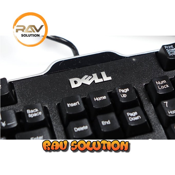 Keyboard gaming mechanical Dell kable original usb 8115  / Keyboard kable usb/ keyboard  Dell mechanical Warna Hitam Support All Komputer/laptop  - RAV SOLUTION