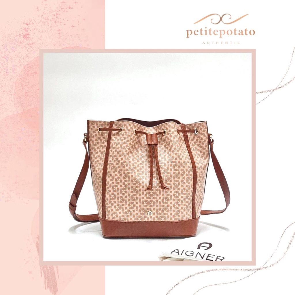 TAS BRANDED WANITA AIGNER ADRIA BUCKET BAG