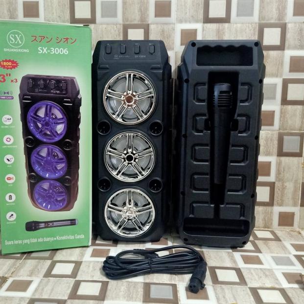 Speaker Bluetooth Terbaru SX 3006 free mic - Salon aktif 3006