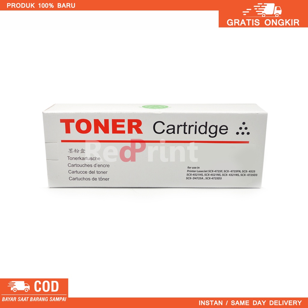 Toner Cartridge Printer LaserJet SCX-4725, SCX- 4525, SCX-4521HS, SCX- 4321NS
