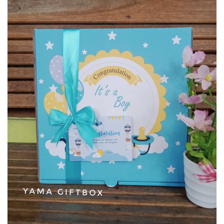 yama giftbox hampers bayi parsel kado kelahiran bedong dan jumper bayim
