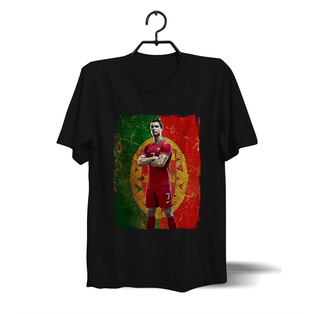 BAJU KAOS PRMAIN SEPAK BOLA CHRISTIANO RONALDO SABLON DTF/DTG KEREN