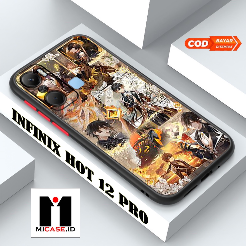 Case INFINIX HOT 12 PRO - Casing INFINIX HOT 12 PRO Fashion Case Terbaru 2022 MI.CASE [ GENSHIN IMPA