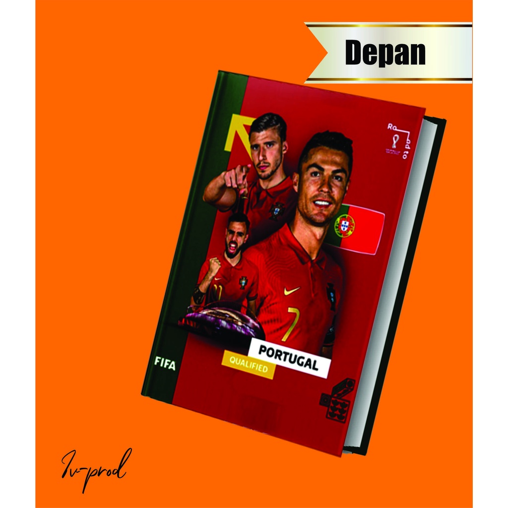 

Pocket book/Notebook Hardcover A5 / buku tulis PORTUGAL catatan notes