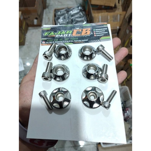 manisan baut ring baut model cnc manisan baut shock cb