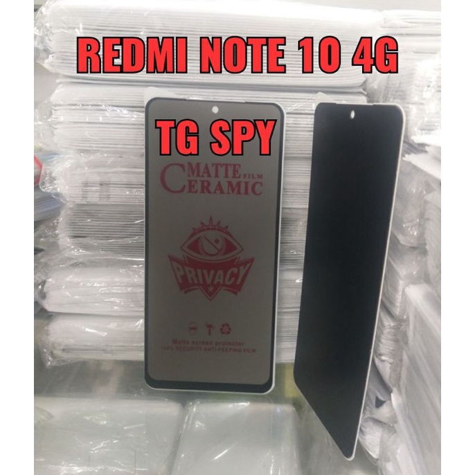 REDMI NOTE 10 4G TEMPERED GLASS SPY PELINDUNG LAYAR HANDPHONE