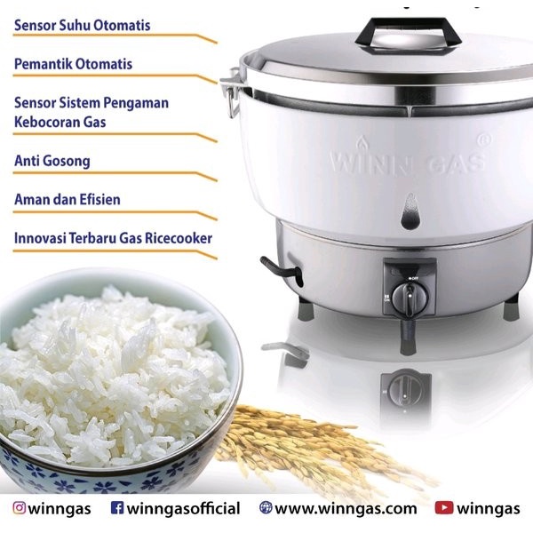 Winn Gas Rice Cooker Gas RC - 50 E