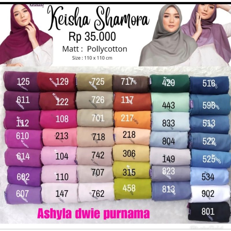 elzatta Keisha SHAMORA ORIGINAL ELZATTA HIJAB keisha shamora terlengkap