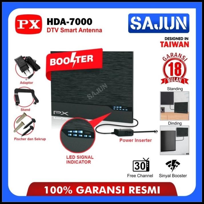 Px Hda7000 Antena Tv Digital Indoor Hd Booster Hda-7000
