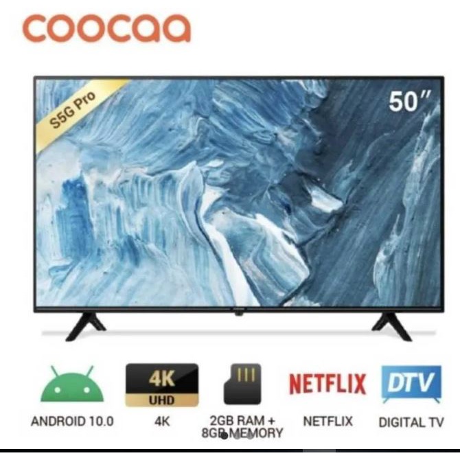 Televisi LED Coocaa 50S5G PRO 50 inch Android Digital