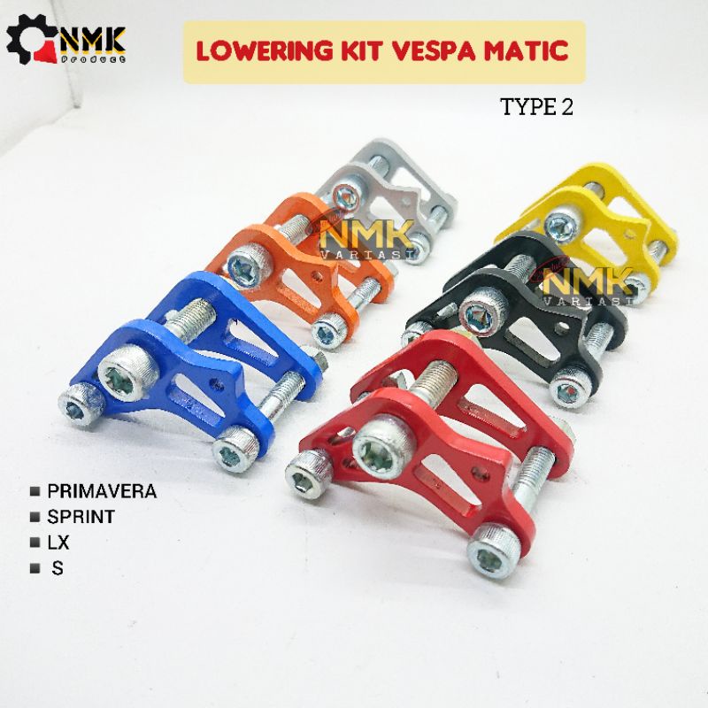 Jual Lowering Kit Vespa Sprint Primavera Lx S Penurun Shock Belakang