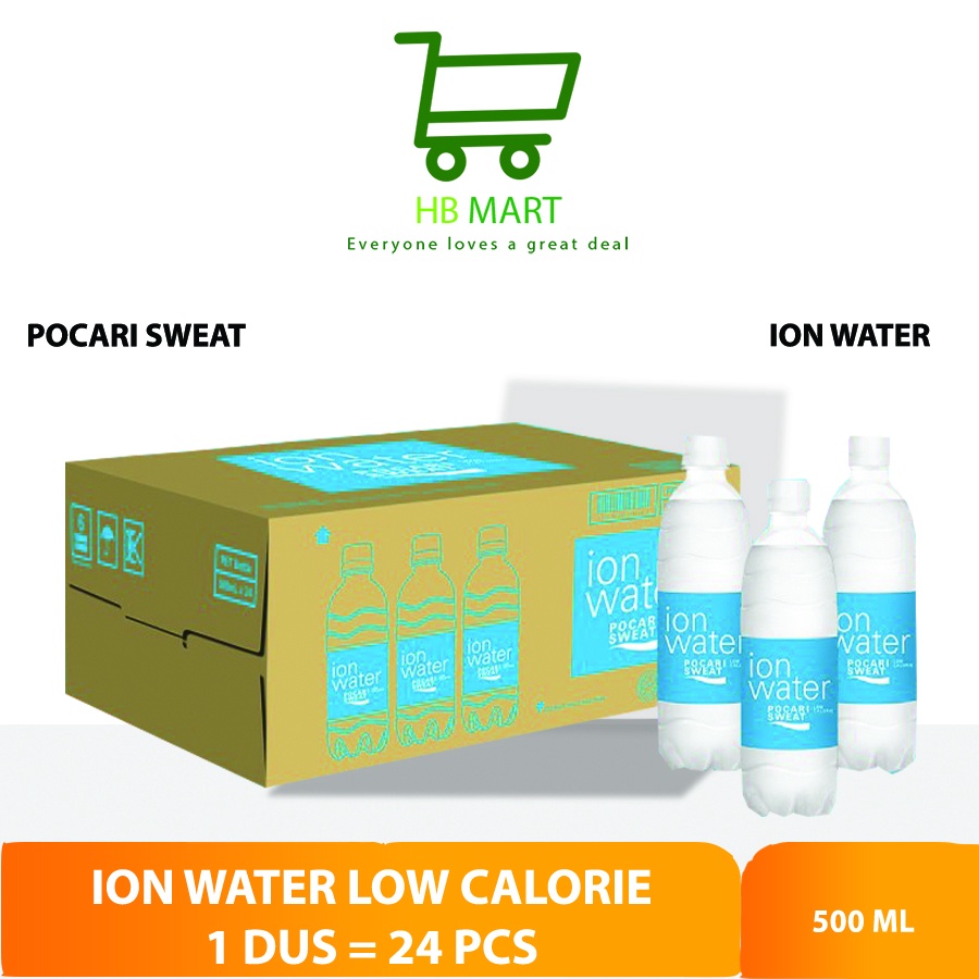 

KHUSUS OJOL ION Water PET 500 ml - Karton isi 24 Botol
