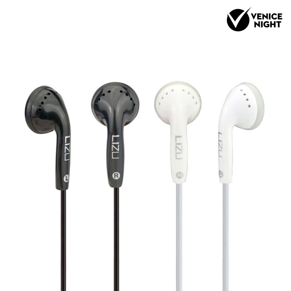 (VNEP) (Berkabel) 3.5mm Deep Bass Stereo Phone Music Earphone Headset dengan Line Control Mic