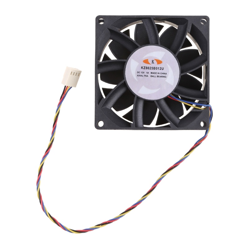 Bt KZ8025B012U 6500RPM PWM Cooler Fan Radiator Sasis 80x80mm Untuk Komputer Desktop