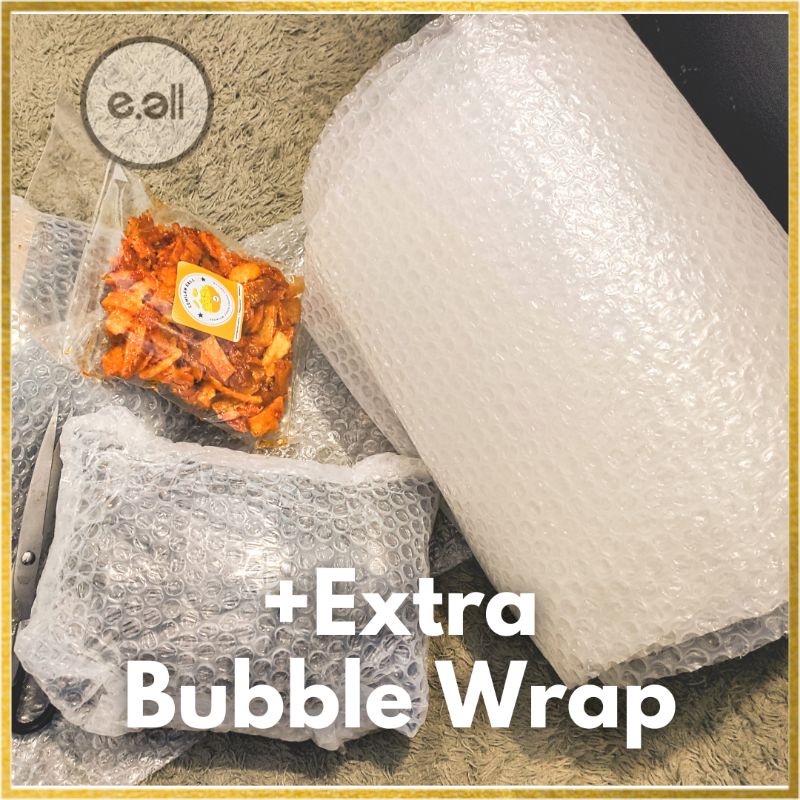 

[Tambahan] EXTRA Bubble Wrap Cemilan e.all