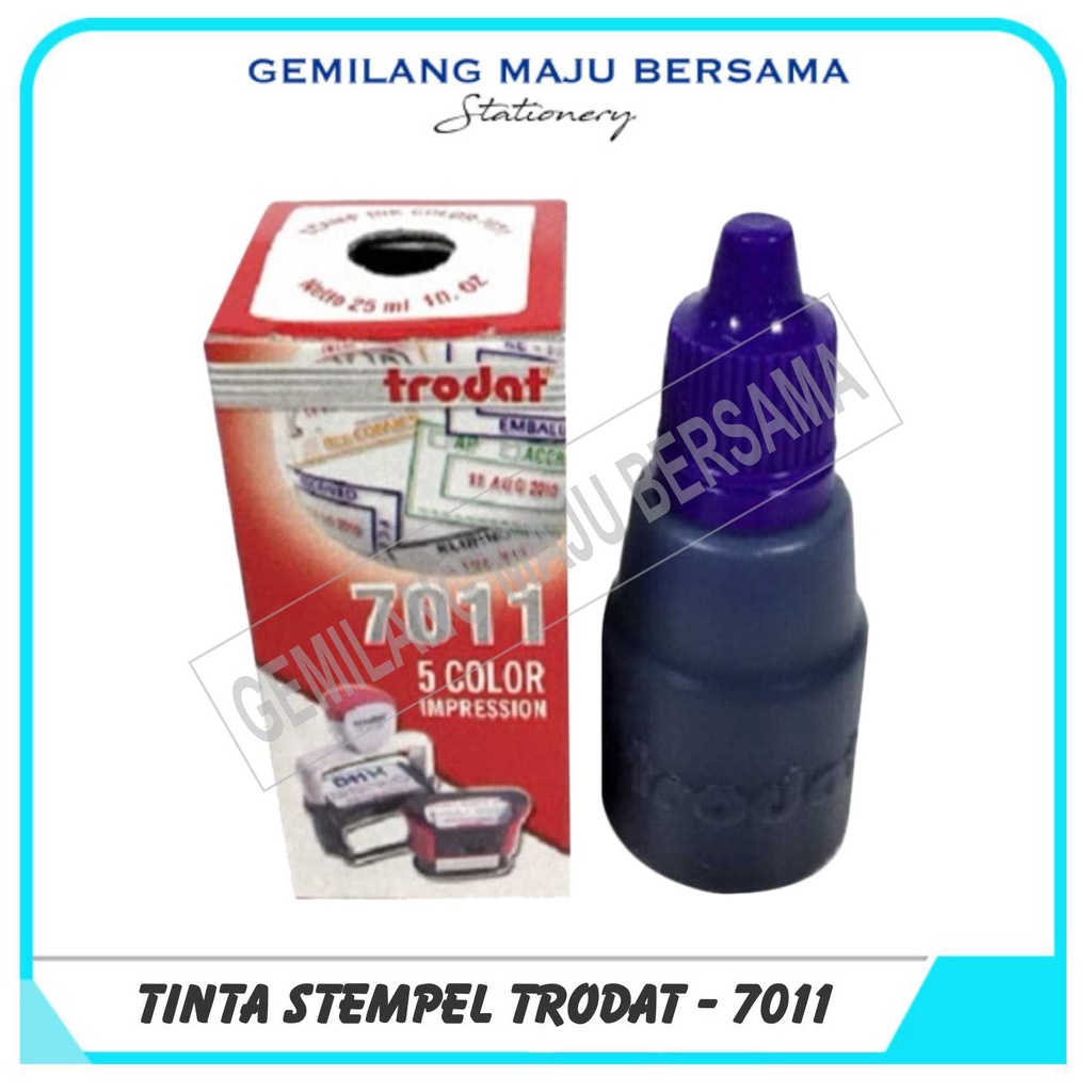 

Tinta Stempel Trodat 25cc (Biru, Htm, Mrh, Hj, Ungu)
