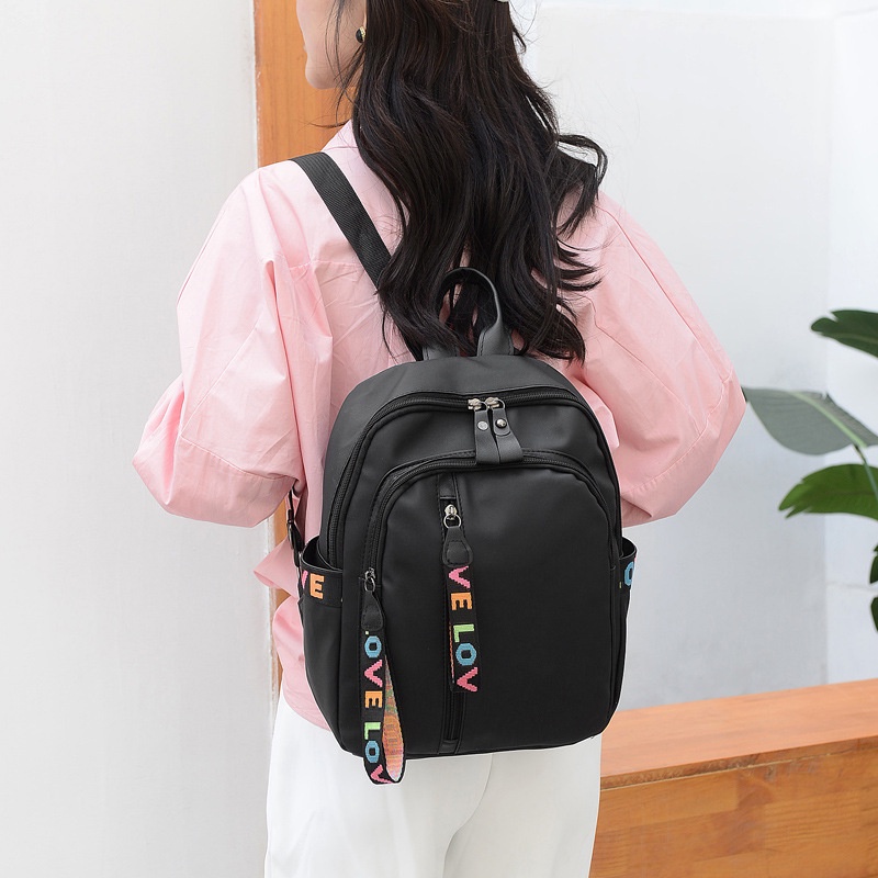 006 Tas ransel wanita import bahan nilon  berkualitas harga grosir bisa cod