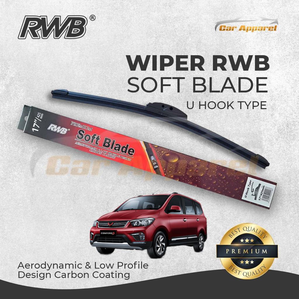 Wiper RWB Soft Wuling Confero Hybrid / Windshield Wuling Confero