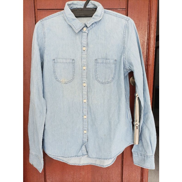 preloved kemeja denim Giordano