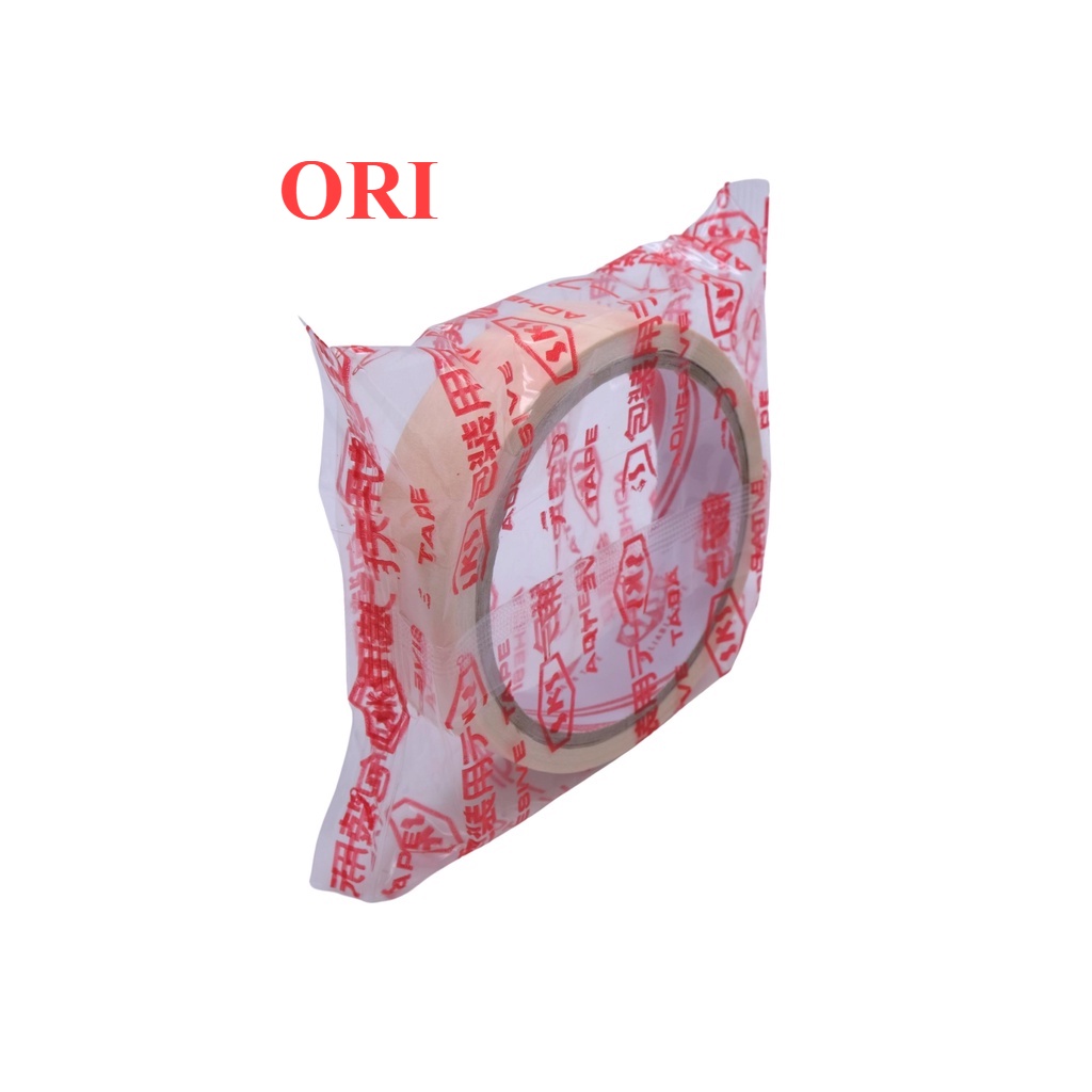 

Lakban Kertas 1 Inch Masking Tape 1