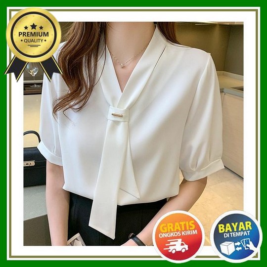 Zakia Blouse/Atasan Terbaru/Atasan Termurah/Blouse Lucu/Vintage/Terlaris Blouse Wanita Lengan Pendek