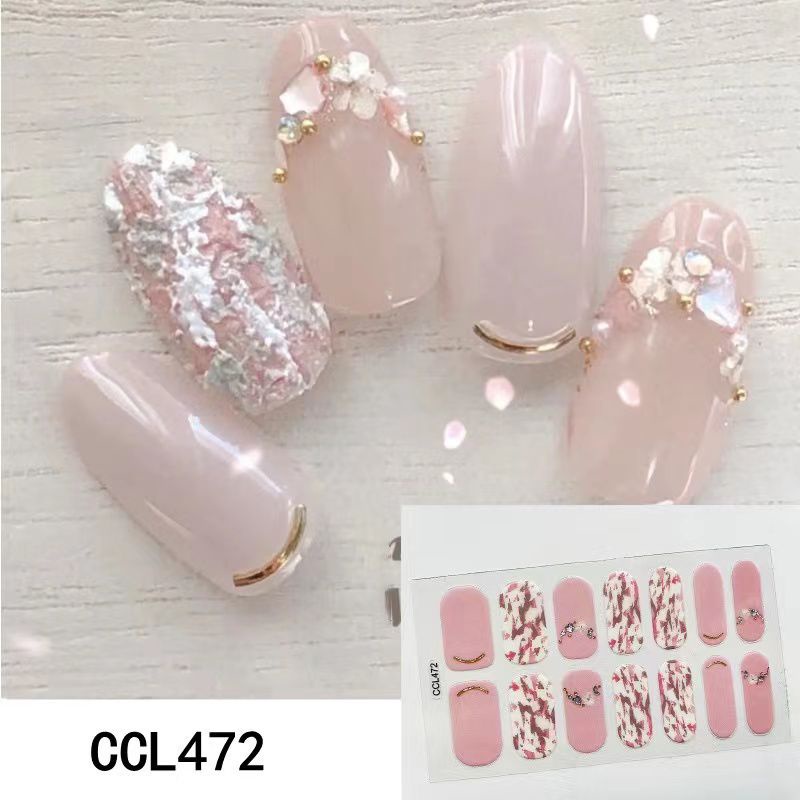 445-472 STIKER KUKU MOTIF CANTIK GAYA JEPANG BEST SELLER LUXURY / NAIL STICKER INSTANT LANGSUNG TEMPEL NAILART INSTAN WEDDING NAILS