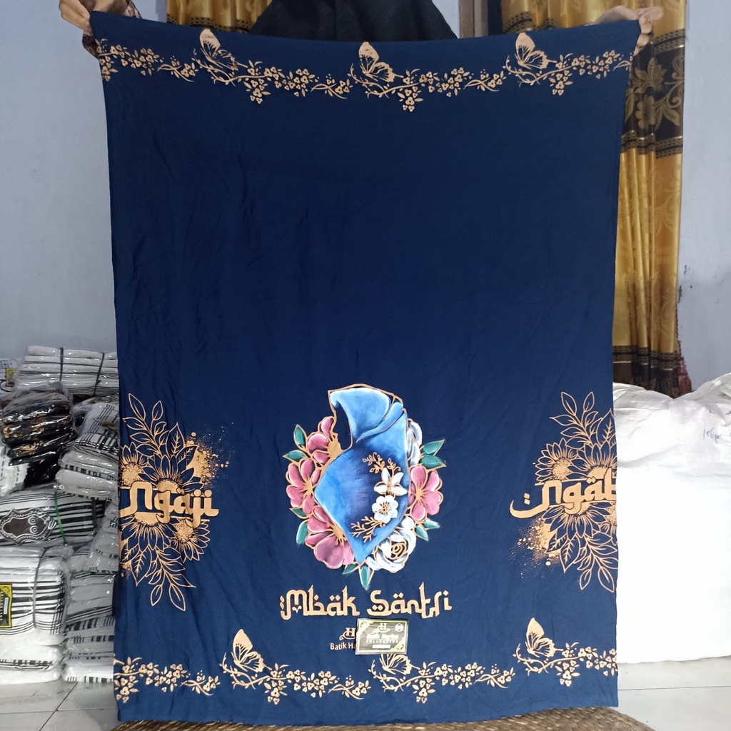 SARUNG BATIK LUKIS SANTRI WANITA SARUNG CEWEK SANTRIWATI