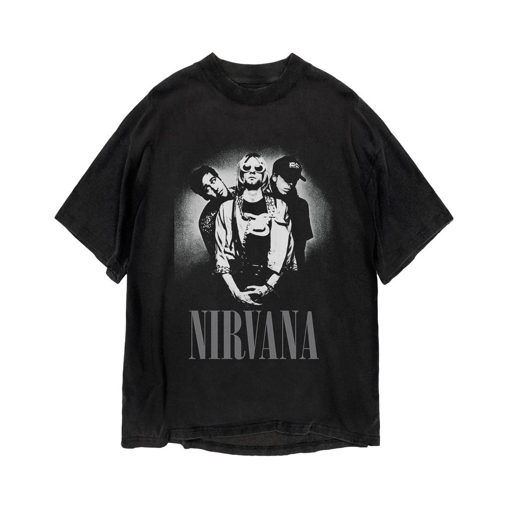 NIRVANA BAND MERCH OVERSIZE BOOTLEG VINTAGE T-SHIRT