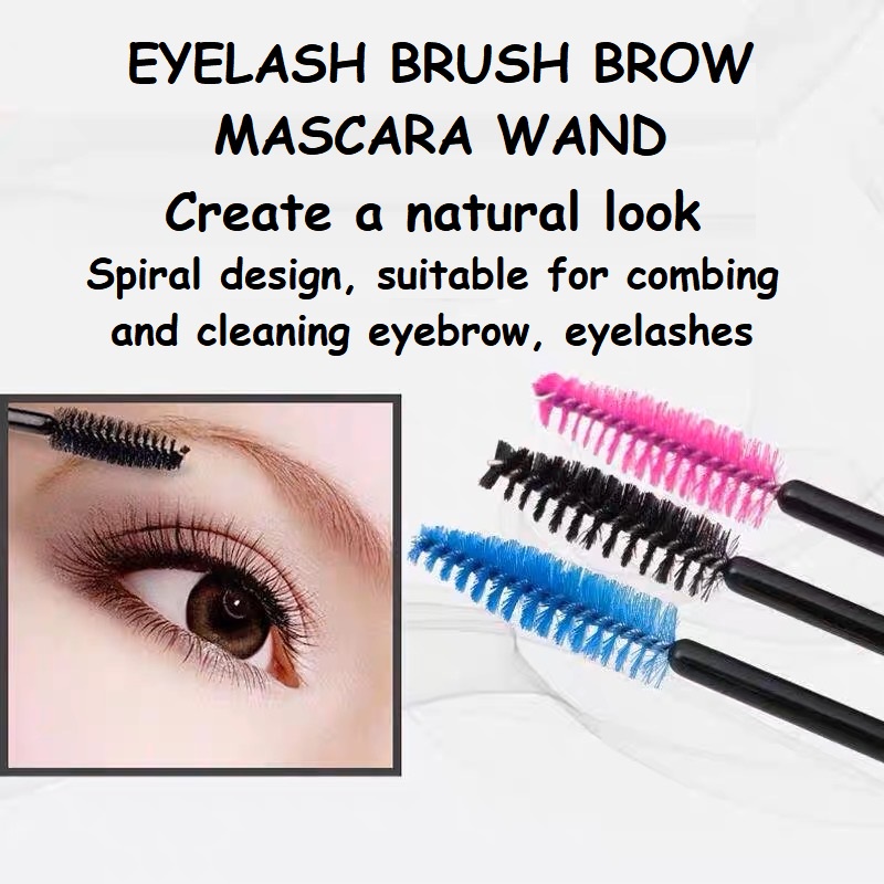 MASCARA WAND 1PCS ECERAN SISIR ALIS ECERAN SATUAN SPOOLIE SPOLIE BULU MATA BULUMATA EYELASH EXTENSION EYELASHES OPPAFUN