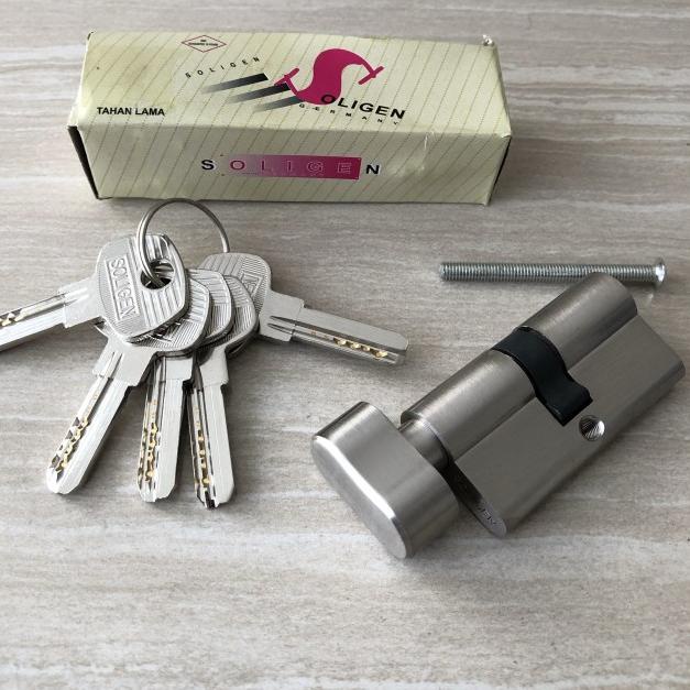 Silinder kunci knob 60 mm / SILINDER KUNCI TOILET KNOB 60 mm SOLIGEN