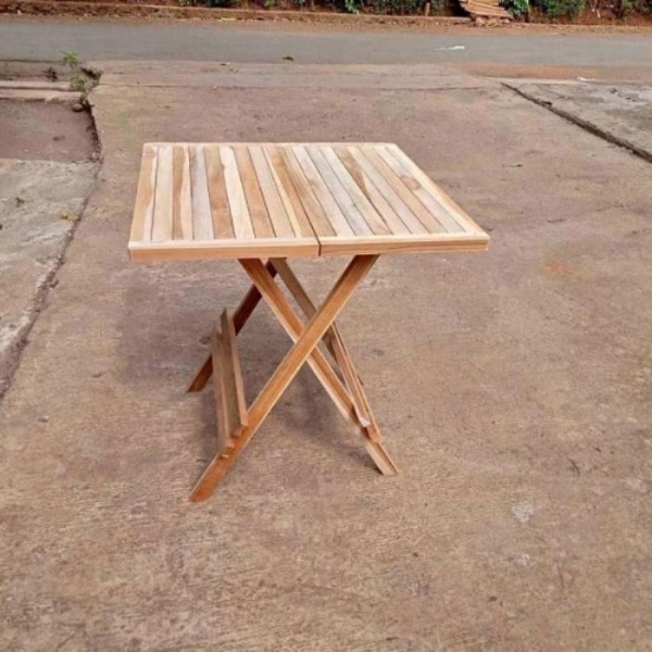 Jual Meja Lipat Kayu Jati Meja Cafe Lipat Kayu Jati Meja Taman Lipat Meja Lipat Shopee Indonesia